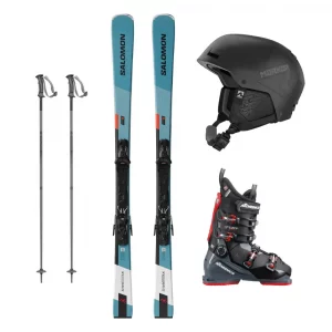 Equipo completo con casco de gama media