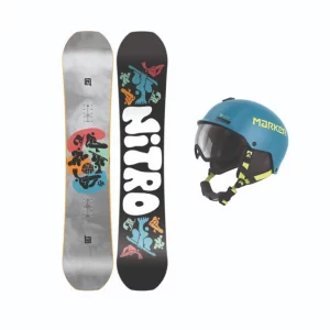 Tabla de Snow infantil con casco